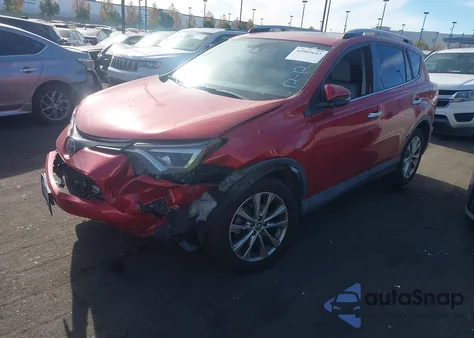 2016 Toyota Rav4 Limited z USA, uszkodzony, nr VIN 2T3DFREV0GW447099